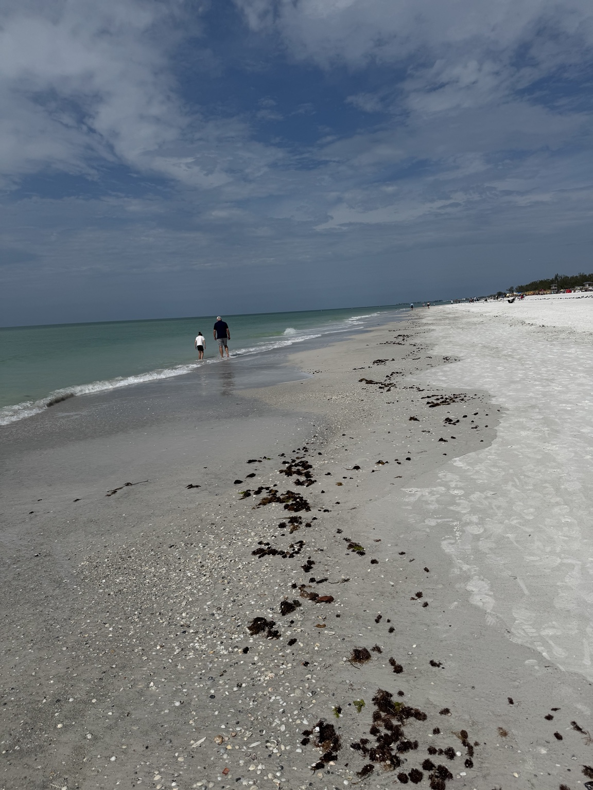 White sand and calm Gulf water at Coquina Beach on Anna Maria Island