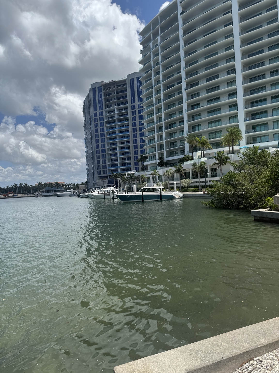 Sarasota Bay and boats seen from The Ritz-Carlton, Sarasota